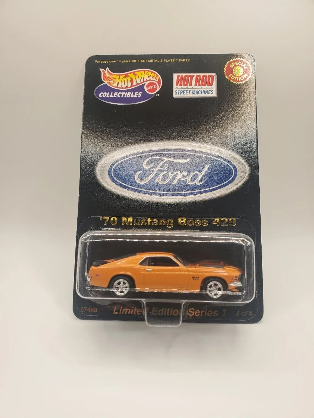 Hot Wheels 1970 Mustang Boss 429 Limited Edition Series 1